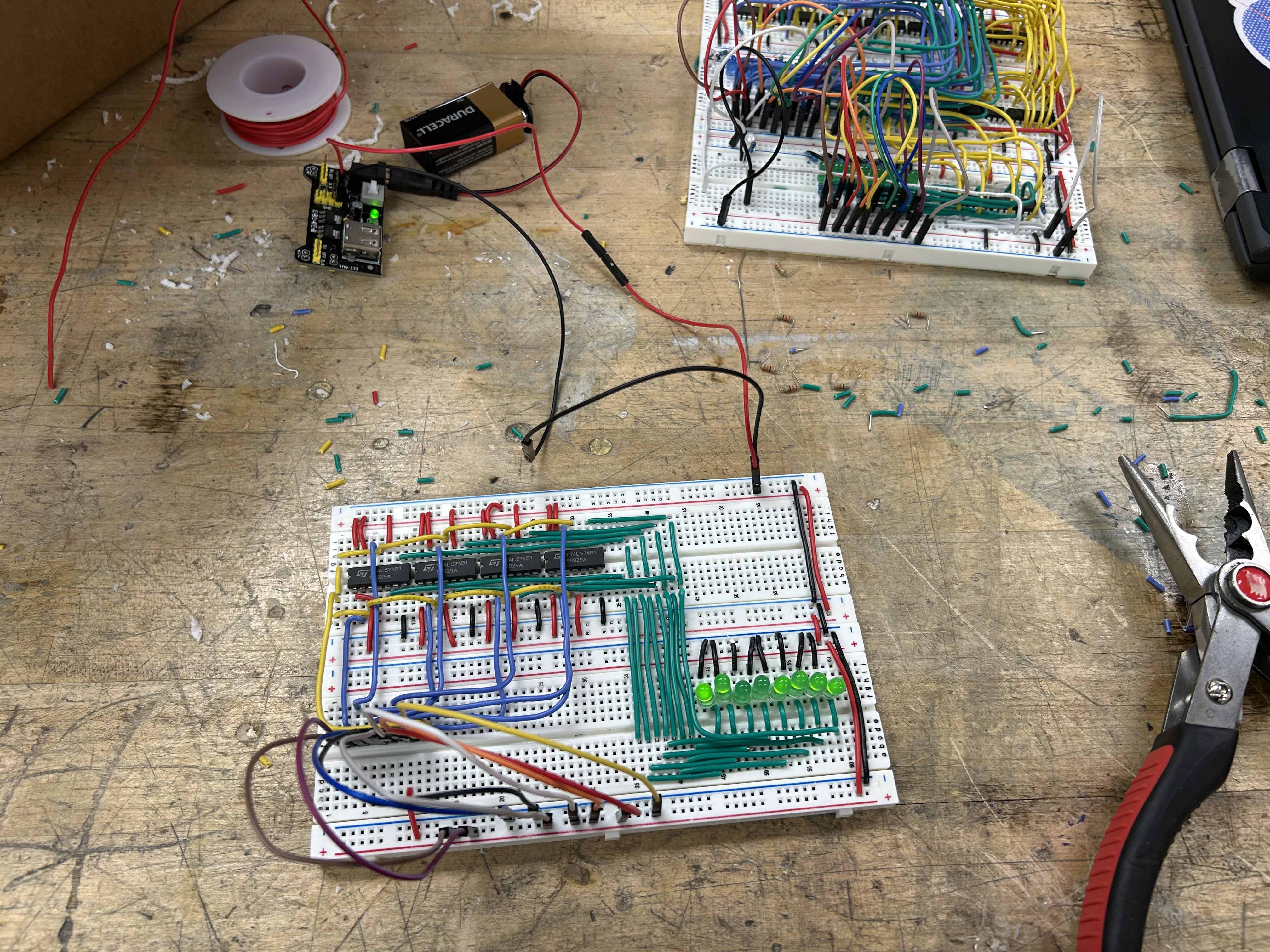 8-bit Breadboard ALU + Memory