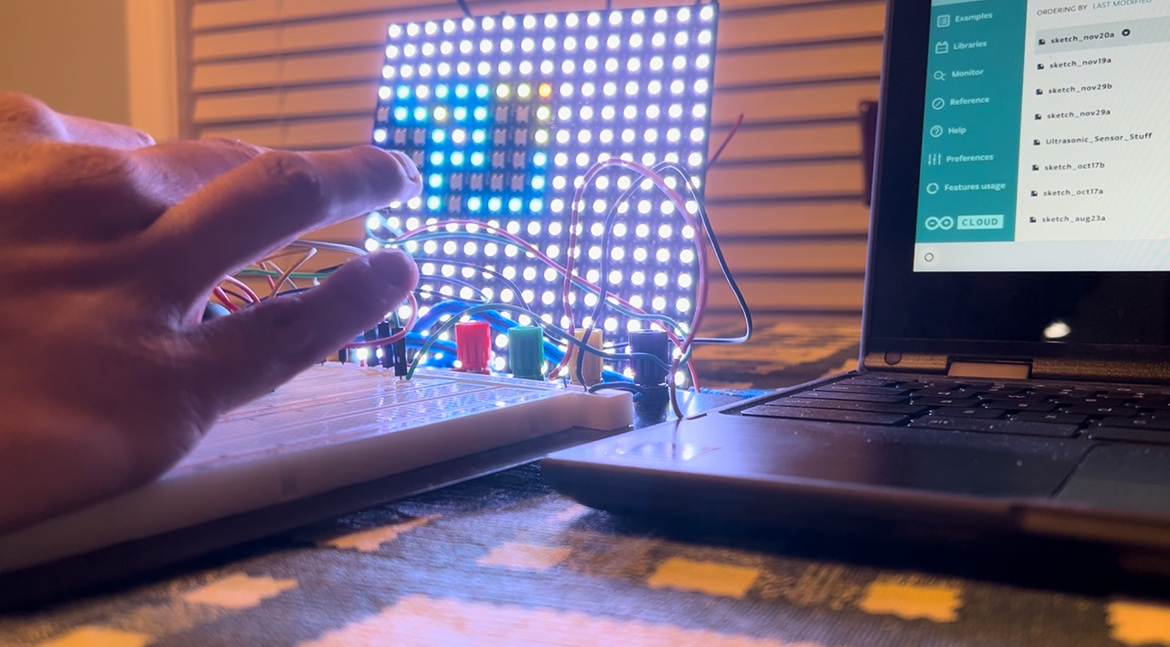LED Matrix Minesweeper